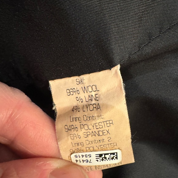 Theory Navy Wool Carissa Blazer 6 - Picture 5 of 8